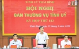 Hội nghị Ban Thường vụ Tỉnh ủy b&agrave;n một số nội dung quan trọng