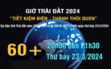 H&ocirc;m nay, 23/3, Giờ Tr&aacute;i đất diễn ra từ 20h30 - 21h30 