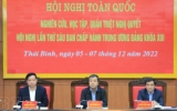 Khai mạc hội nghị to&agrave;n quốc nghi&ecirc;n cứu, học tập, qu&aacute;n triệt Nghị quyết Hội nghị lần thứ 6, Ban Chấp h&agrave;nh Trung ương Đảng kh&oacute;a XIII