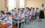 Th&aacute;i B&igrave;nh: Học sinh tựu trường v&agrave;o ng&agrave;y 29/8