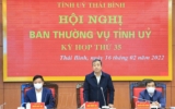 Th&aacute;o gỡ c&aacute;c điểm nghẽn một c&aacute;ch thực chất để tỉnh Th&aacute;i B&igrave;nh c&oacute; bước ph&aacute;t triển nhanh, bền vững trong năm 2022 v&agrave; những năm tiếp theo