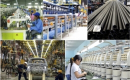 Sản xuất c&ocirc;ng nghiệp tăng cao so với năm trước