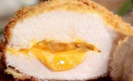 Ức g&agrave; nhồi ph&ocirc; mai ăn ngon kh&ocirc;ng lo b&eacute;o