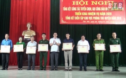 Tiền Hải tổng kết c&ocirc;ng t&aacute;c tuyển chọn, gọi c&ocirc;ng d&acirc;n nhập ngũ năm 2019 v&agrave; triển khai nhiệm vụ năm 2020