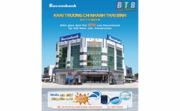 Sacombank khai trương Chi nh&aacute;nh Th&aacute;i B&igrave;nh