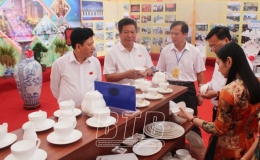 Ấn tượng gian trưng b&agrave;y th&agrave;nh tựu kinh tế - x&atilde; hội tỉnh nhiệm kỳ 2015 &ndash; 2020 