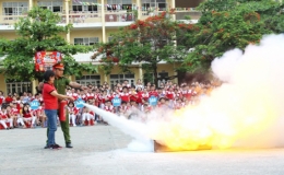 Lồng gh&eacute;p gi&aacute;o dục kỹ năng ph&ograve;ng ch&aacute;y, chữa ch&aacute;y trong trường học