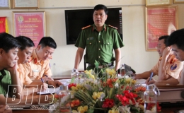 Triển khai phương &aacute;n bảo đảm an ninh trật tự, an to&agrave;n giao th&ocirc;ng bảo vệ Đại hội đại biểu Đảng bộ tỉnh lần thứ XX