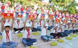  Tuy&ecirc;n truyền ph&ograve;ng chống t&aacute;c hại thuốc l&aacute; tại Trường THCS Minh Quang