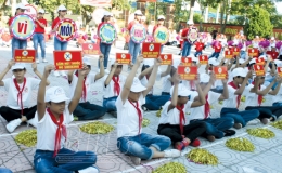 Vũ Thư: Mục ti&ecirc;u trường học kh&ocirc;ng kh&oacute;i thuốc