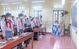 Phong tr&agrave;o thi đua dạy tốt, học tốt  ở Trường THCS Thanh N&ecirc;