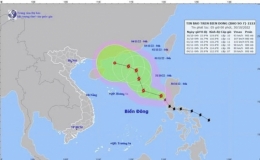B&atilde;o Nalgae đ&atilde; đi v&agrave;o Biển Đ&ocirc;ng, trở th&agrave;nh cơn b&atilde;o số 7