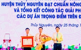 Hải Ph&ograve;ng: Huyện Thủy Nguy&ecirc;n được c&ocirc;ng nhận huyện đạt chuẩn n&ocirc;ng th&ocirc;n mới