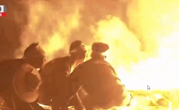 Lễ hội n&eacute;m đuốc lửa ở Nhật Bản