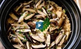 M&oacute;n cơm ni&ecirc;u nấm kiểu Nhật nhanh gọn