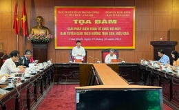 Tọa đ&agrave;m &ldquo;Giải ph&aacute;p kiện to&agrave;n tổ chức bộ m&aacute;y ban tuy&ecirc;n gi&aacute;o theo hướng tinh gọn, hiệu quả&rdquo;