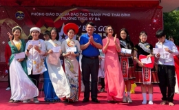 Trường THCS Kỳ B&aacute; tổ chức cuộc thi t&igrave;m kiếm t&agrave;i năng nghệ thuật