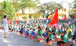 Truyền th&ocirc;ng nha học đường "Chăm s&oacute;c sức khỏe răng, miệng" cho học sinh