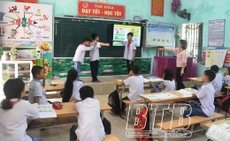 Trường Tiểu học Đ&ocirc;ng Phong: Thực hiện tốt c&ocirc;ng t&aacute;c ph&ograve;ng, chống tai nạn thương t&iacute;ch ở trẻ em