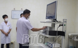 Bệnh viện Đa khoa huyện Vũ Thư: Triển khai phẫu thuật nội soi cắt u nang buồng trứng