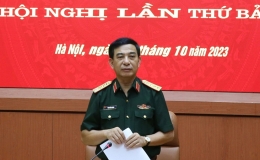 Gặp mặt đại biểu qu&acirc;n đội dự Hội nghị Trung ương 8, kh&oacute;a XIII