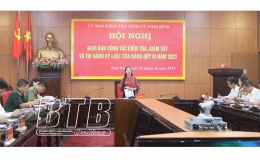 N&acirc;ng cao hiệu lực, hiệu quả c&ocirc;ng t&aacute;c kiểm tra, gi&aacute;m s&aacute;t, kỷ luật của Đảng