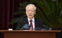 Ph&aacute;t biểu của Tổng B&iacute; thư Nguyễn Ph&uacute; Trọng khai mạc Hội nghị lần thứ 8 Ban Chấp h&agrave;nh Trung ương Đảng kh&oacute;a XIII