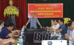 Quỳnh Phụ: Gặp mặt kỷ niệm ng&agrave;y truyền thống một số đơn vị của huyện