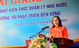 Tập huấn kiến thức quản l&yacute; nh&agrave; nước về m&ocirc;i trường hướng tới ph&aacute;t triển bền vững