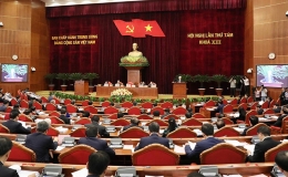 Th&ocirc;ng c&aacute;o b&aacute;o ch&iacute; về ng&agrave;y l&agrave;m việc thứ nhất của Hội nghị Trung ương 8 kh&oacute;a XIII