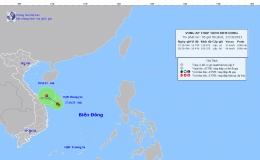 Tin về v&ugrave;ng &aacute;p thấp tr&ecirc;n biển Đ&ocirc;ng