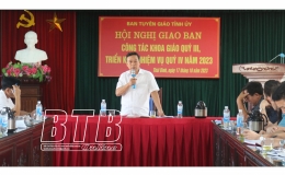 Triển khai nhiệm vụ c&ocirc;ng t&aacute;c khoa gi&aacute;o qu&yacute; IV/2023