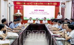 Th&agrave;nh ủy Th&aacute;i B&igrave;nh: Tiếp nhận v&agrave; chuyển giao 35 tổ chức đảng