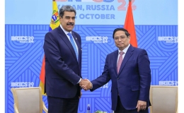 Thủ tướng Ch&iacute;nh phủ Phạm Minh Ch&iacute;nh hội kiến Tổng thống Venezuela Nicolas Maduro