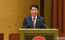 To&agrave;n văn ph&aacute;t biểu nhậm chức Chủ tịch nước của đồng ch&iacute; Lương Cường