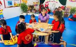 Trường Mầm non T&acirc;y Giang tổ chức chuy&ecirc;n đề điểm &ldquo;X&acirc;y dựng v&agrave; hoạt động thư viện&rdquo;