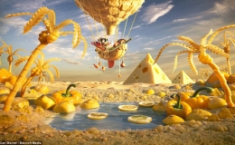 Lạc v&agrave;o xứ sở thần ti&ecirc;n được l&agrave;m bằng kẹo, socola v&agrave; tr&aacute;i c&acirc;y