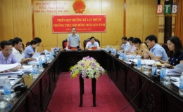 Thường trực HĐND tỉnh họp phi&ecirc;n thường kỳ thứ 29