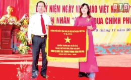 Trường THCS Kỳ B&aacute;: 40 năm chặng đường vẻ vang