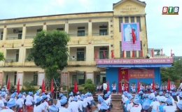 Trường THCS Kỳ B&aacute; - Tự h&agrave;o m&aacute;i trường tr&ograve;n 40 năm tuổi