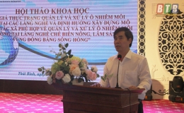 Hội thảo x&acirc;y dựng m&ocirc; h&igrave;nh HTX quản l&yacute; v&agrave; xử l&yacute; &ocirc; nhiễm m&ocirc;i trường