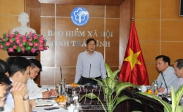 Ban Văn h&oacute;a - X&atilde; hội, HĐND tỉnh gi&aacute;m s&aacute;t tại Bảo hiểm x&atilde; hội tỉnh