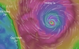 Dự b&aacute;o đường đi của cơn b&atilde;o sắp v&agrave;o Biển Đ&ocirc;ng