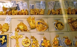 Gi&aacute; v&agrave;ng đầu tuần đồng loạt tăng