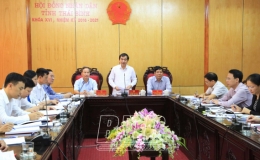 Họp Thường trực HĐND tỉnh