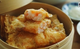 L&agrave;m t&agrave;u hũ ky cuộn t&ocirc;m chi&ecirc;n gi&ograve;n