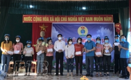 Li&ecirc;n đo&agrave;n Lao động huyện Đ&ocirc;ng Hưng: Ra mắt 2 c&ocirc;ng đo&agrave;n cơ sở   