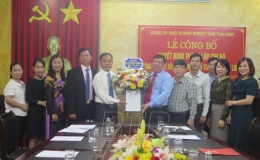 C&ocirc;ng bố quyết định th&agrave;nh lập Chi bộ C&ocirc;ng ty TNHH X&acirc;y dựng thương mại v&agrave; Sản xuất Đại Th&agrave;nh Long