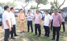  Kiểm tra c&ocirc;ng t&aacute;c chuẩn bị tổ chức Hội chợ N&ocirc;ng nghiệp quốc tế đồng bằng Bắc Bộ 2022