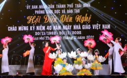 Ng&agrave;nh Gi&aacute;o dục v&agrave; Đ&agrave;o tạo th&agrave;nh phố: Hội diễn văn nghệ ch&agrave;o mừng ng&agrave;y Nh&agrave; gi&aacute;o Việt Nam